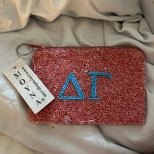 Pink Delta Gamma Moyna Coin Purse